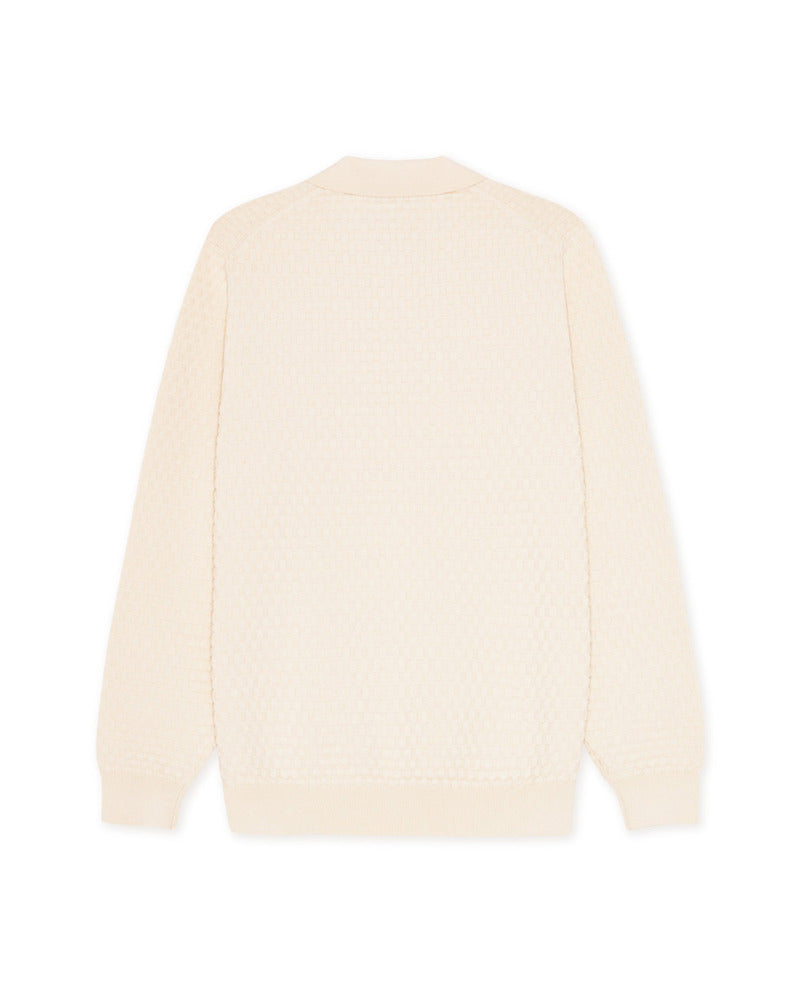 Billy Weave Knitted LS Polo