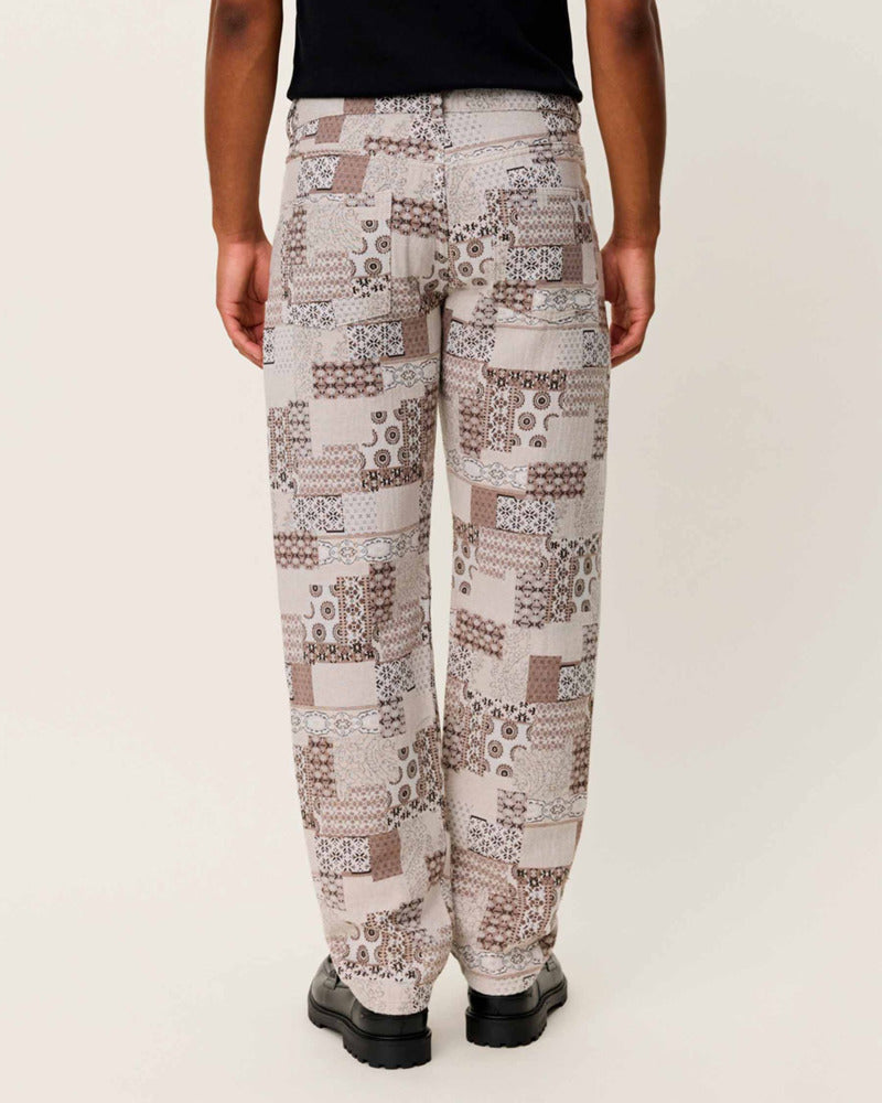 Ryder Patchwork Jacquard Pants