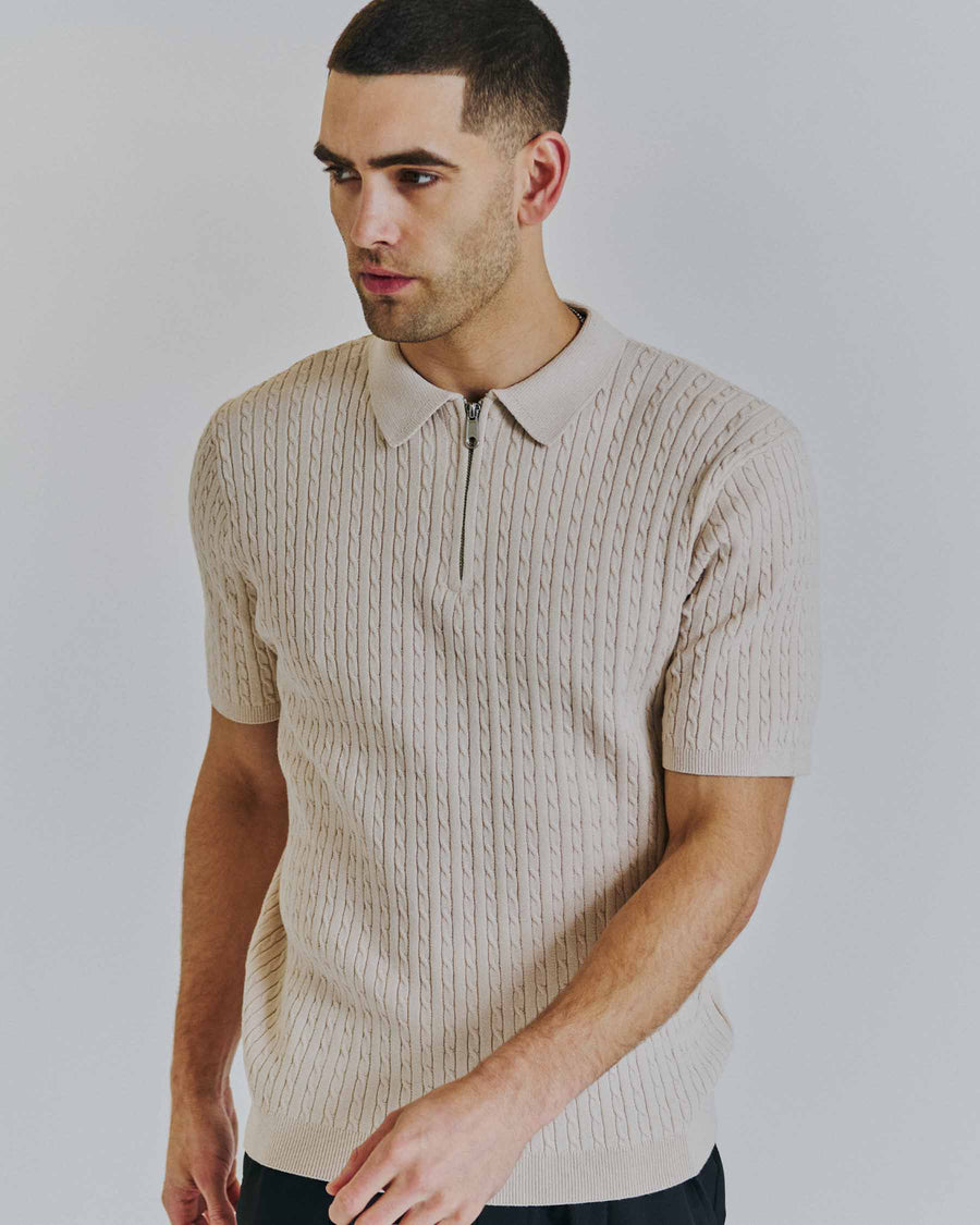 Liam knit polo