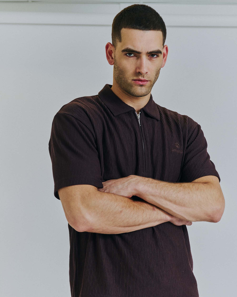 Pape plisse polo