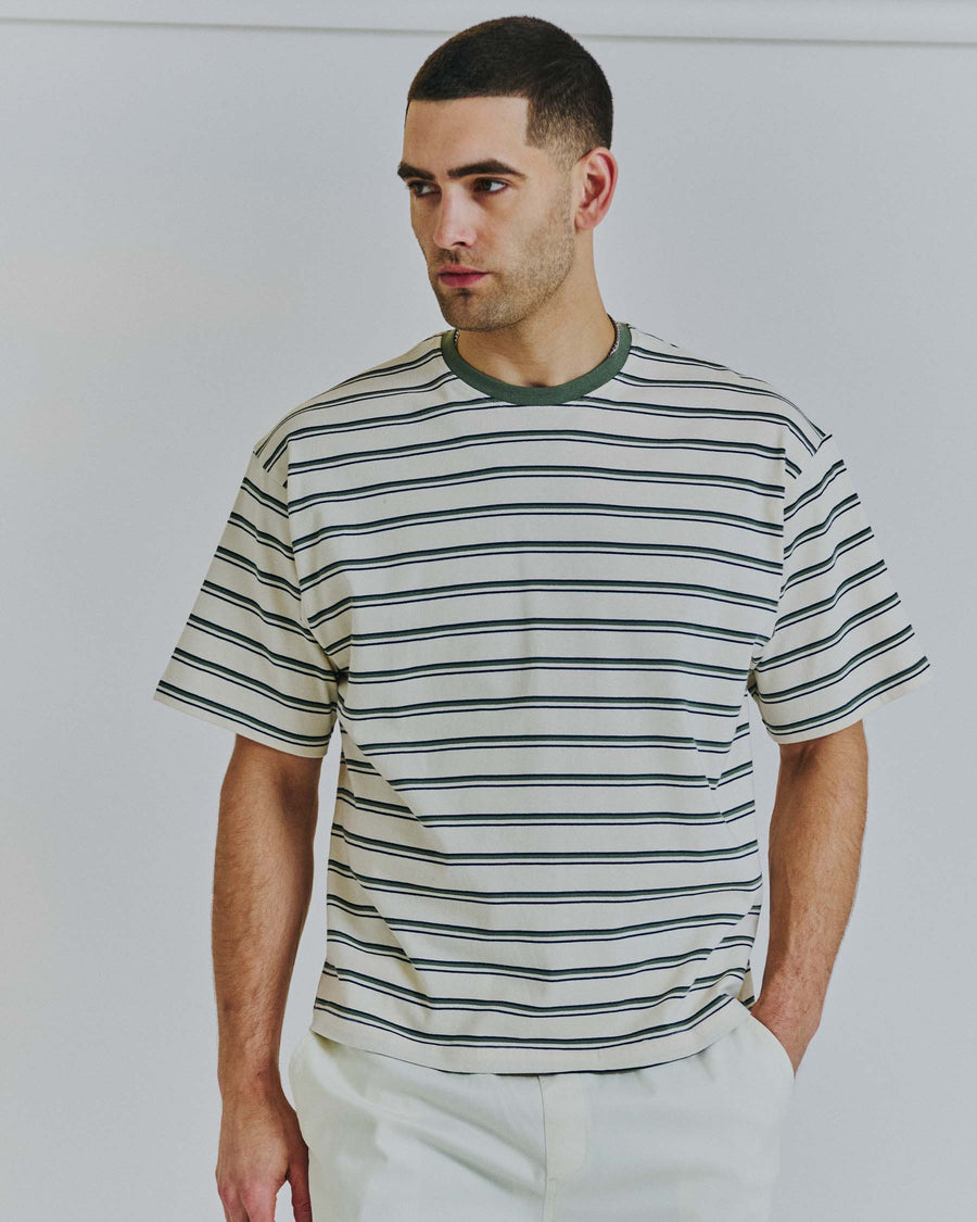 Boxy stripe tee