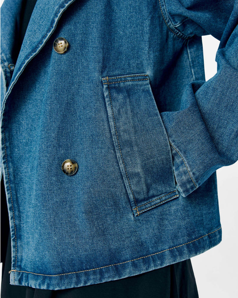 OBJTILLA GRO LO DENIM JACKET
