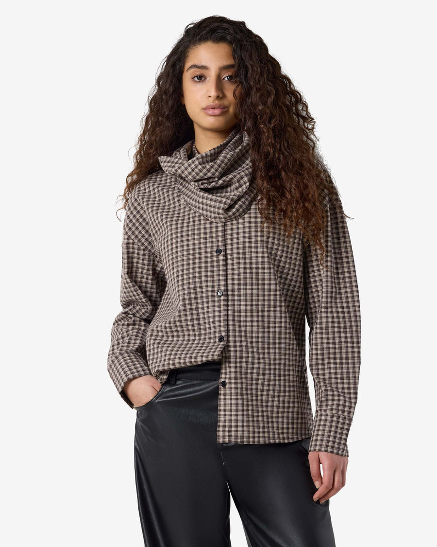 NMKILAH L/S SCARFSHIRT