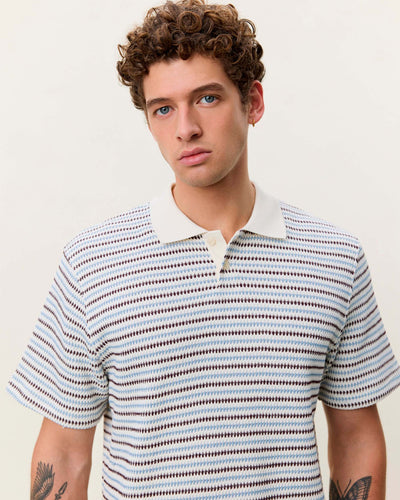 Knitted Stripe PoloThumbnail