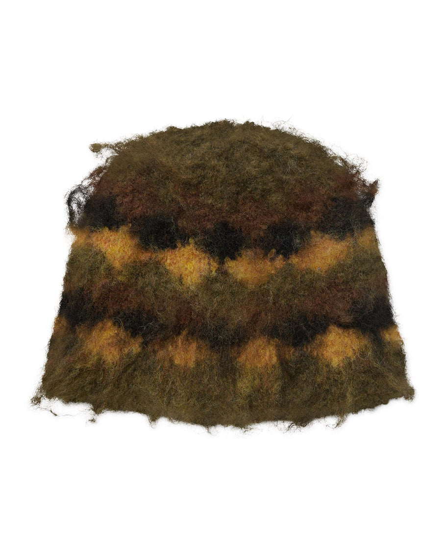 WBYan Check Hairy Beanie