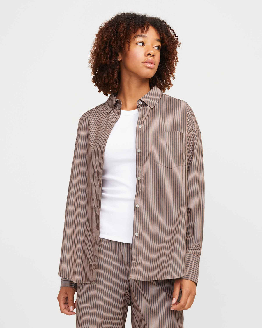 Jxjamie ls relaxed poplin