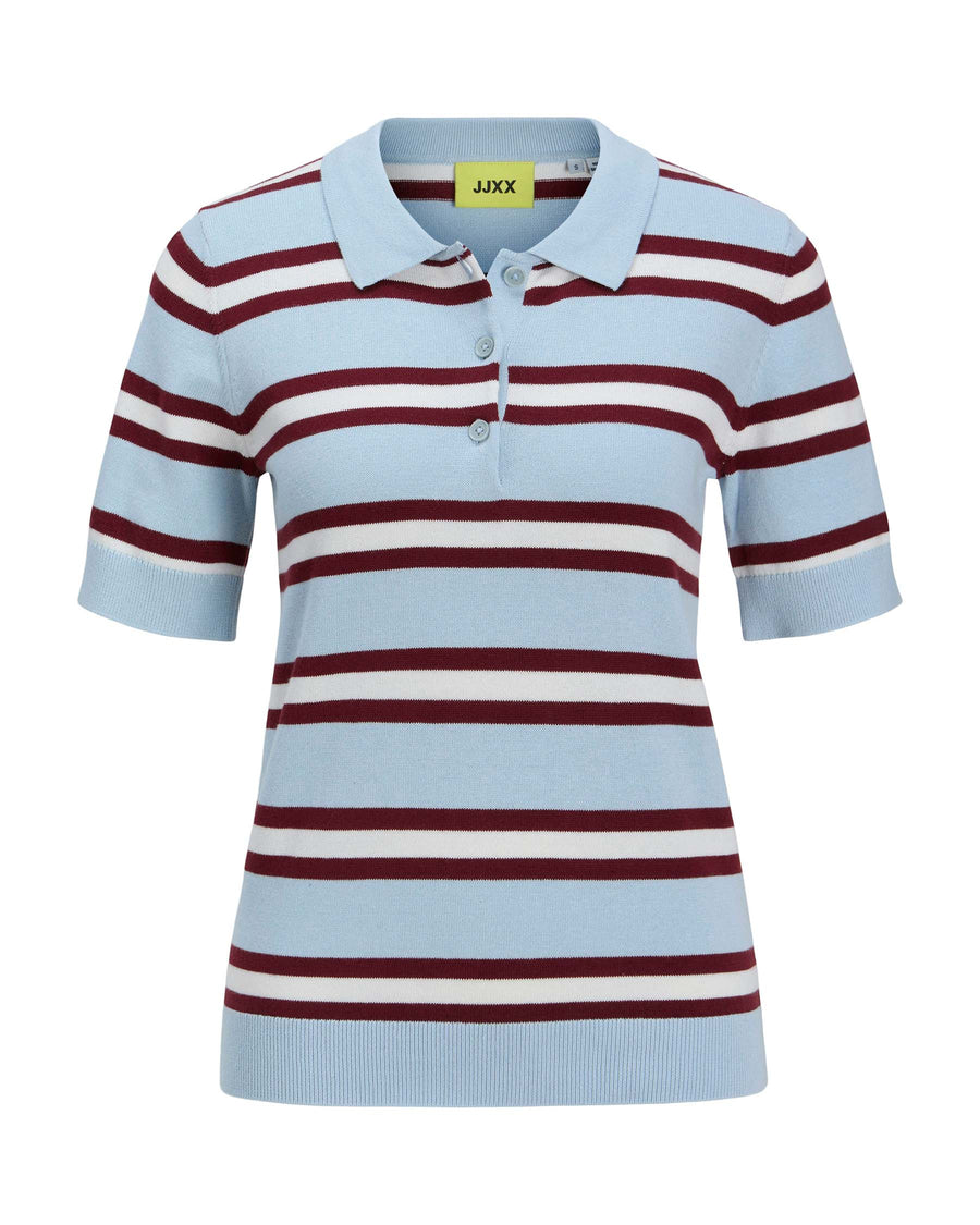 JXLILLIANA SS POLO NECK KNIT