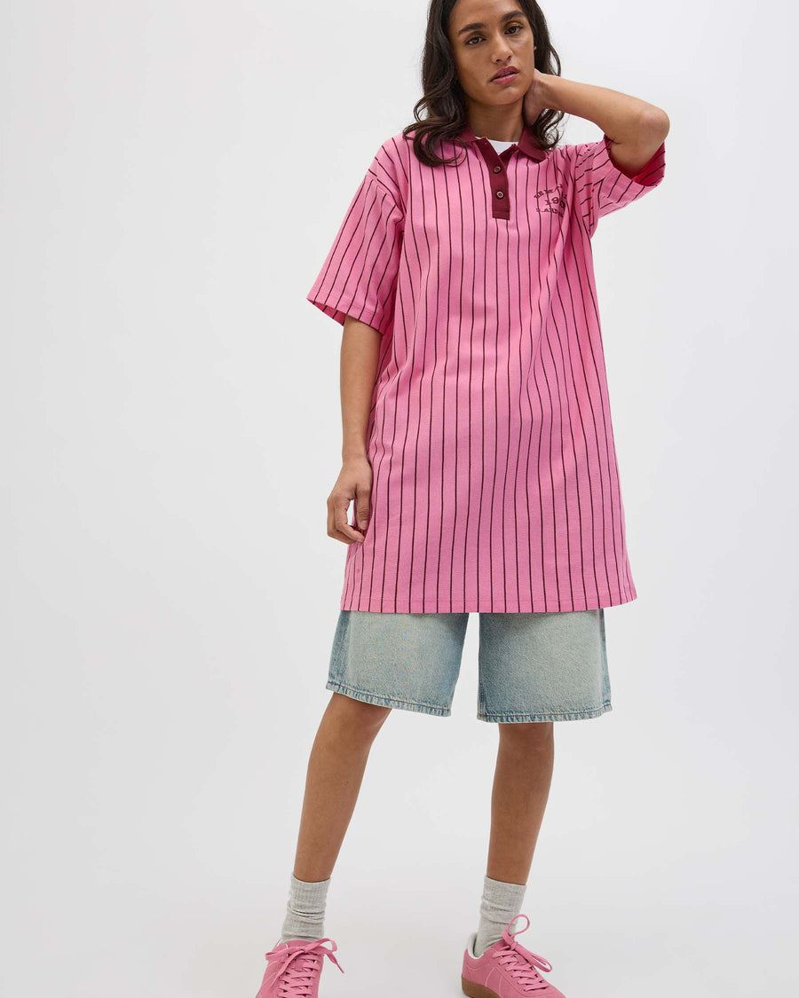 JXEMMA SS POLO SHORT DRESS