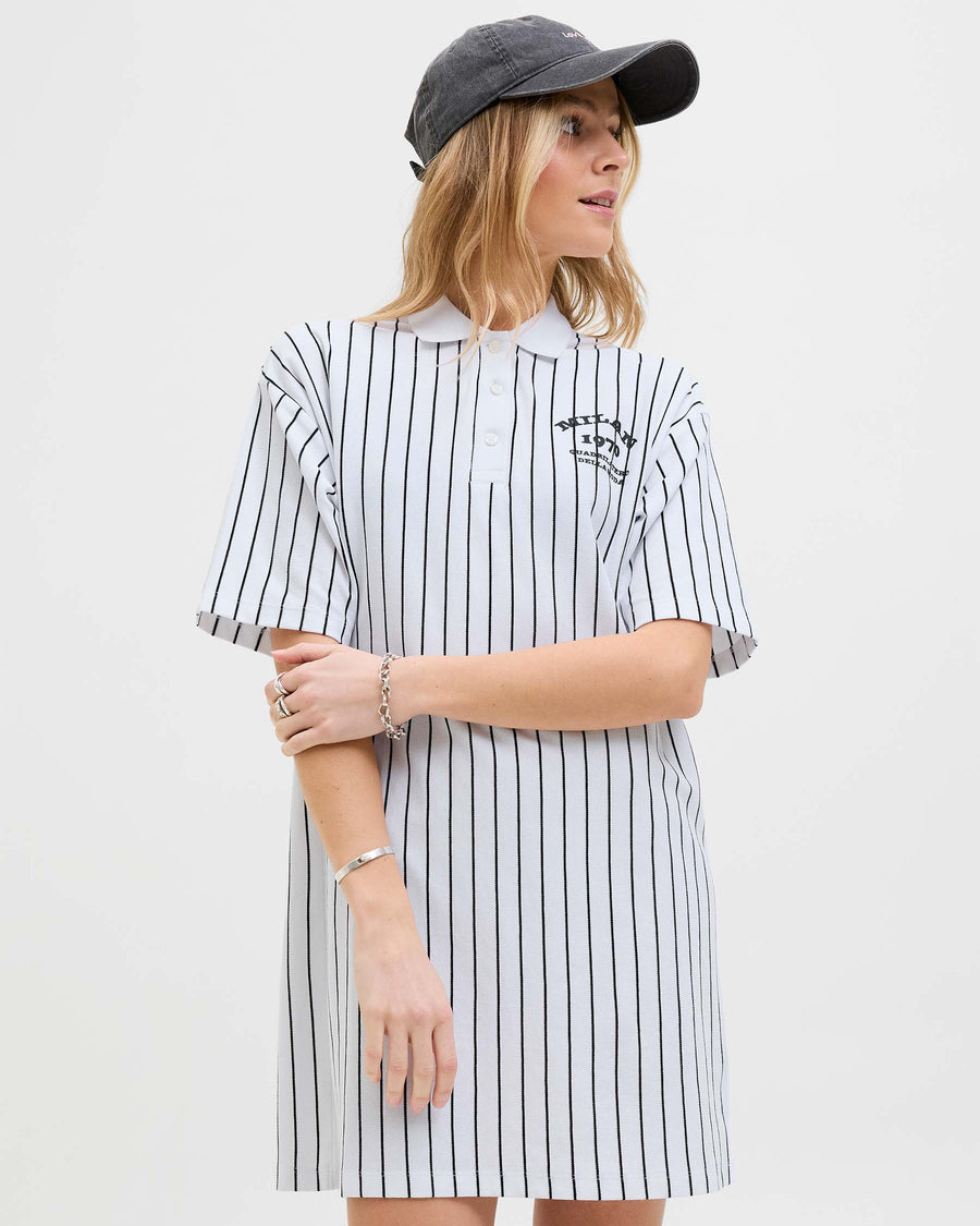 JXEMMA SS POLO SHORT DRESS