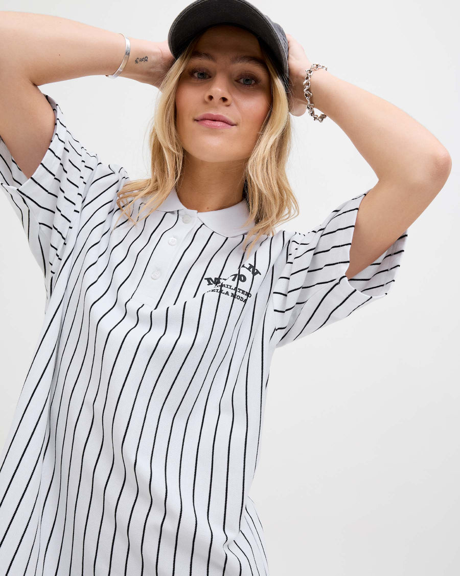 JXEMMA SS POLO SHORT DRESS