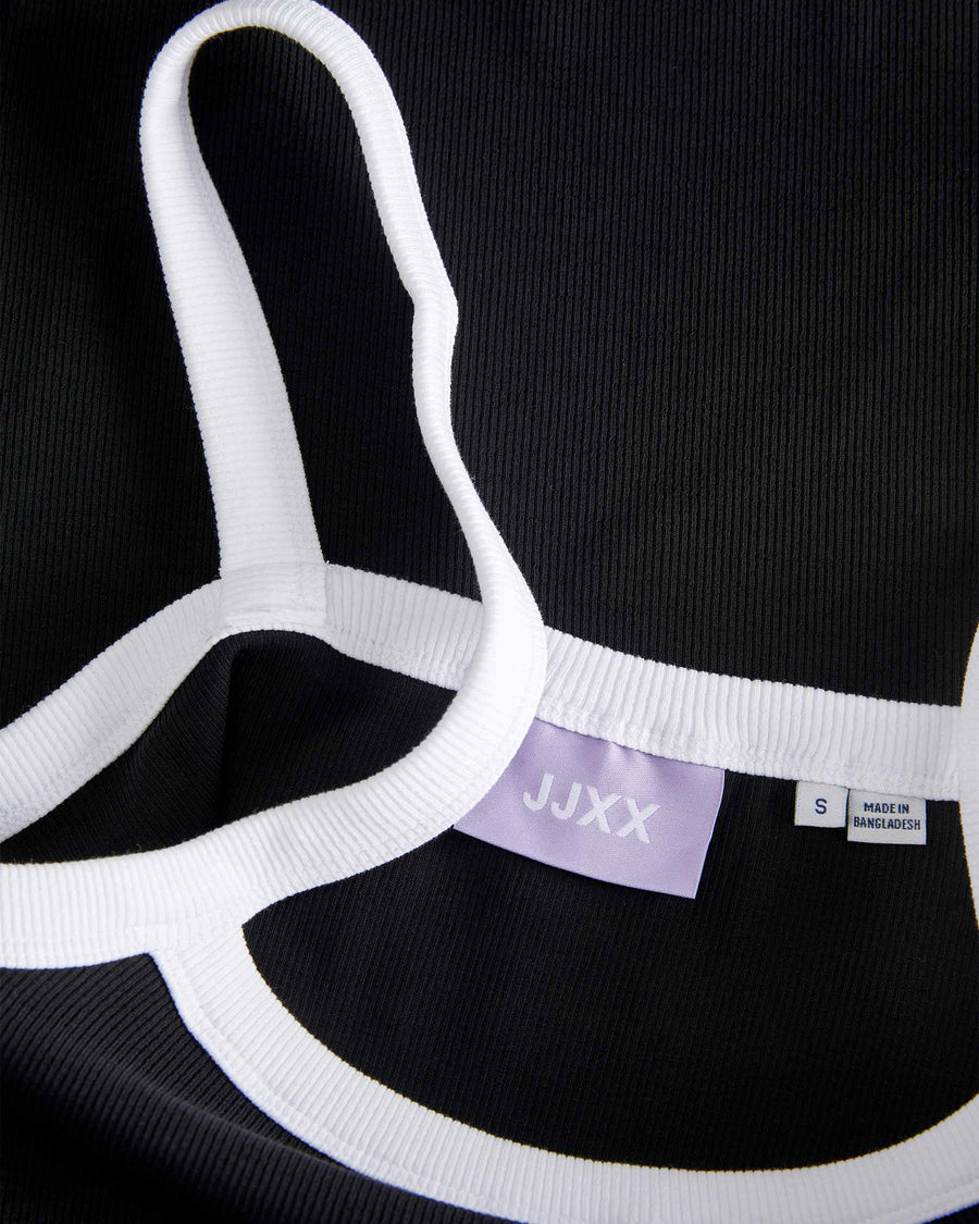 JXFIFI STR SL RIB MINI DRESS