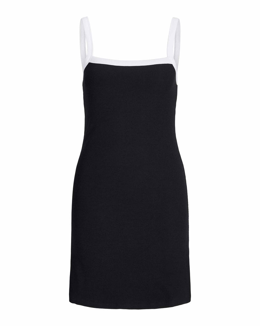 JXFIFI STR SL RIB MINI DRESS