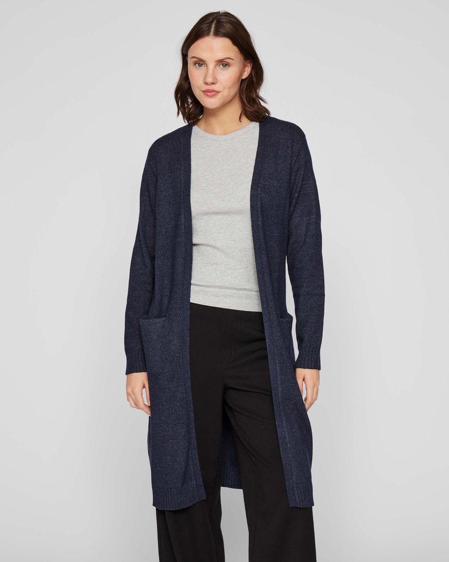 Viril long knit cardigan