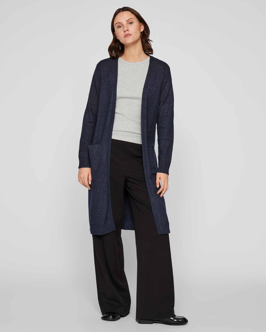 Viril long knit cardigan