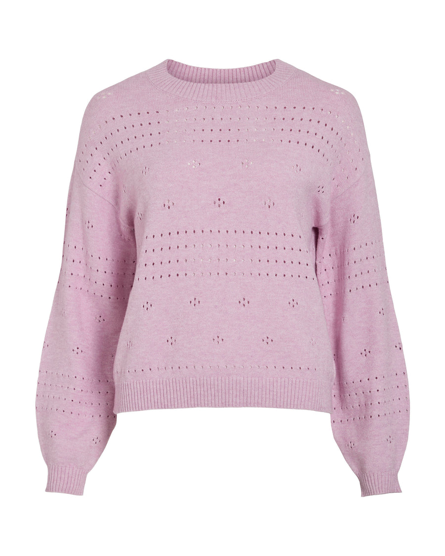 Viril l/s o-neck knit top