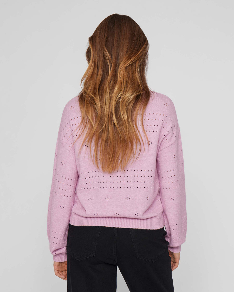 Viril l/s o-neck knit top