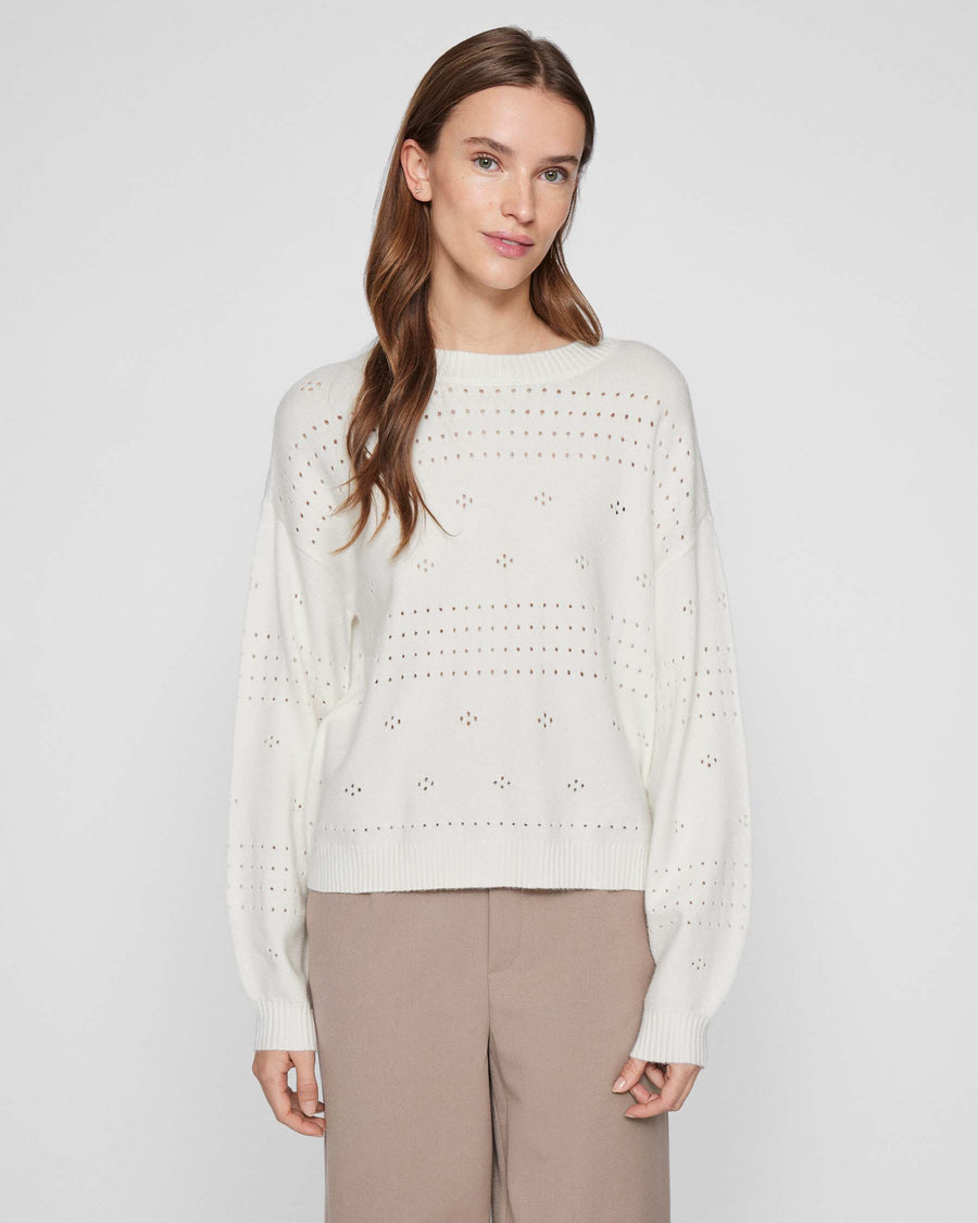 Viril l/s o-neck knit top