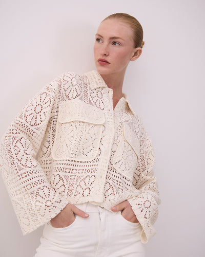 VIMERINDA CROCHET L/S CARDIGANThumbnail