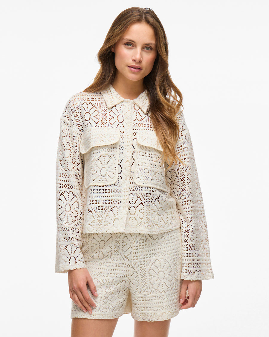 VIMERINDA CROCHET L/S CARDIGAN