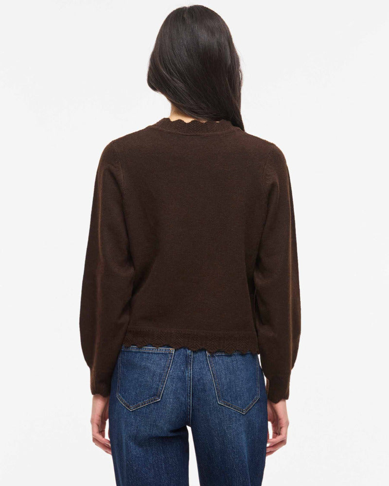 VINIKOLINA O-NECK L/S KNIT TOP
