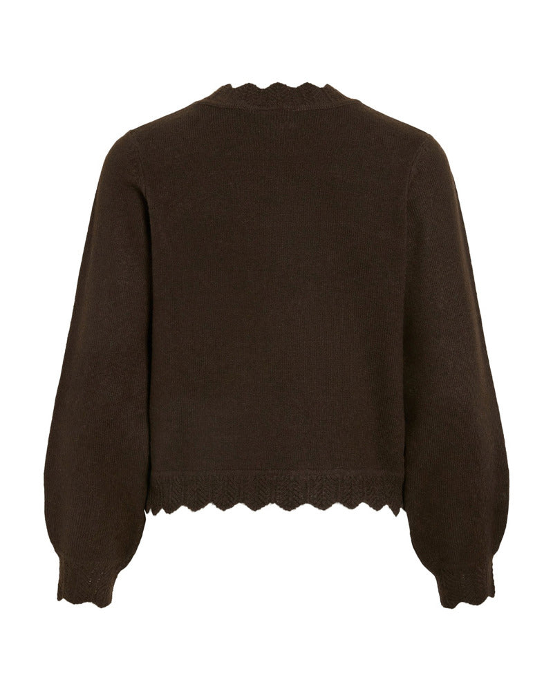VINIKOLINA O-NECK L/S KNIT TOP