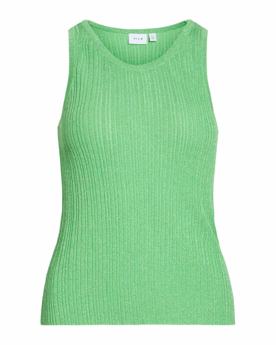 VIFAME S/L GLITTER KNIT TOP