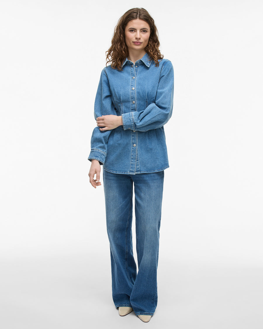 VISIKKA L/S DENIM SHIRT