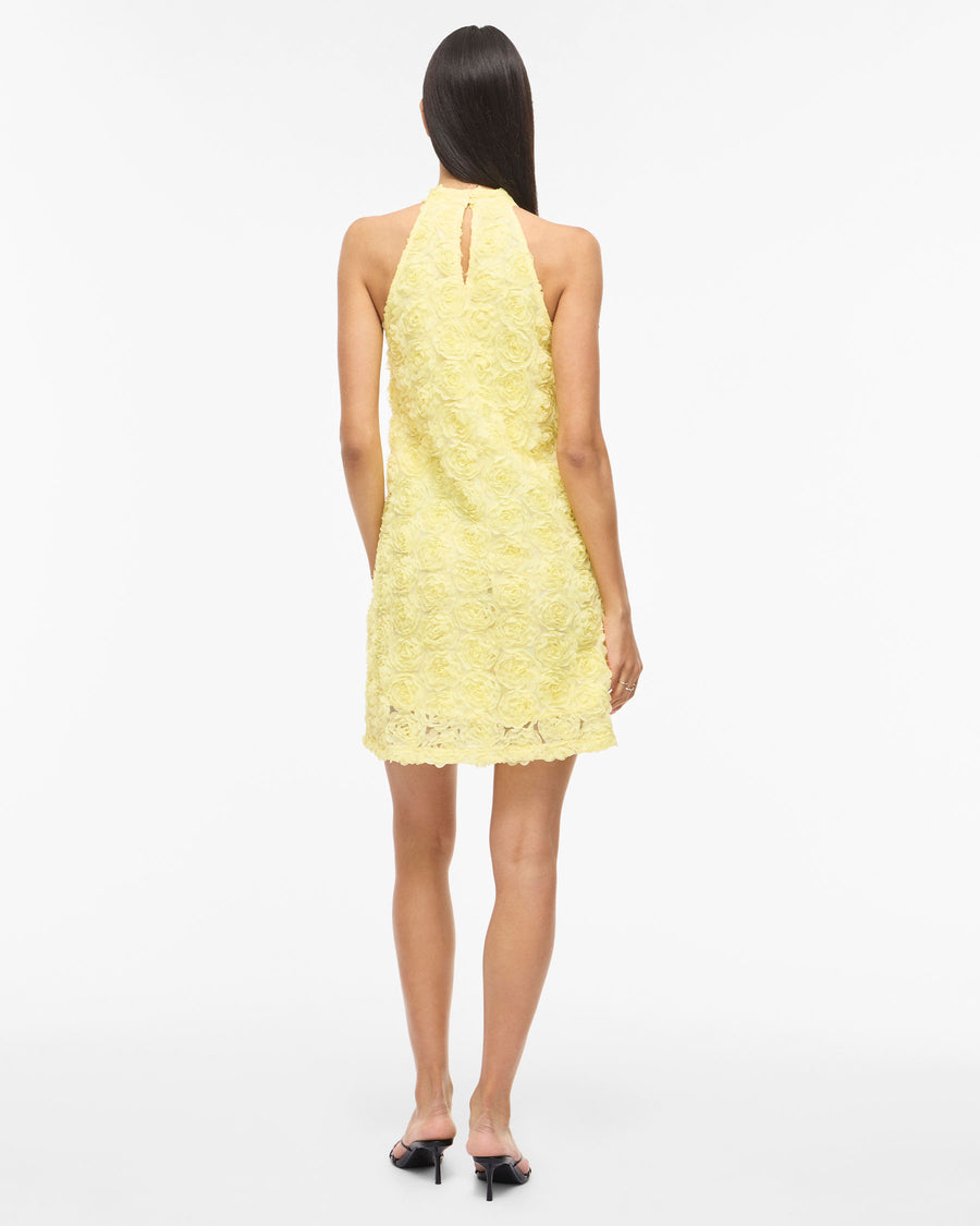 VIGLORY HALTER NECK DRESS