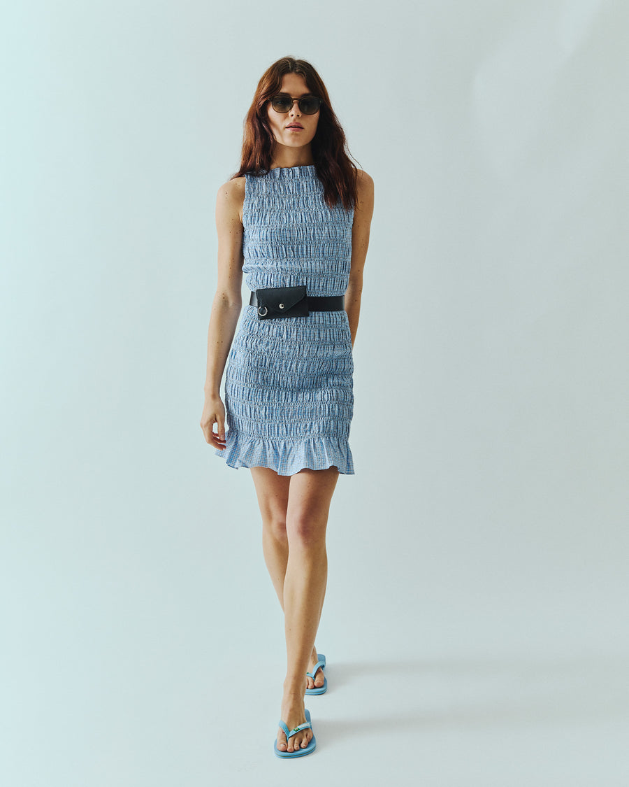 Sallie small check dress