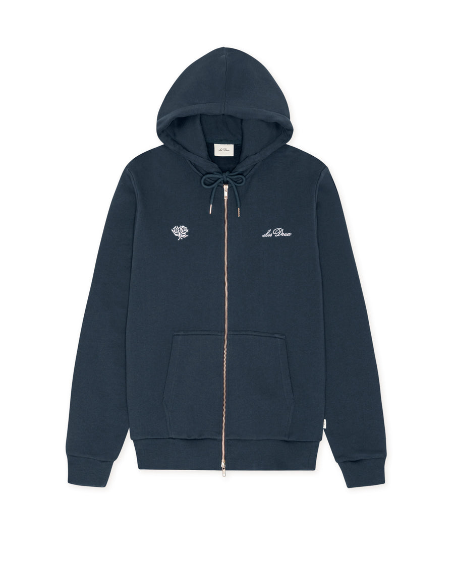 Deux Zipper Hoodie
