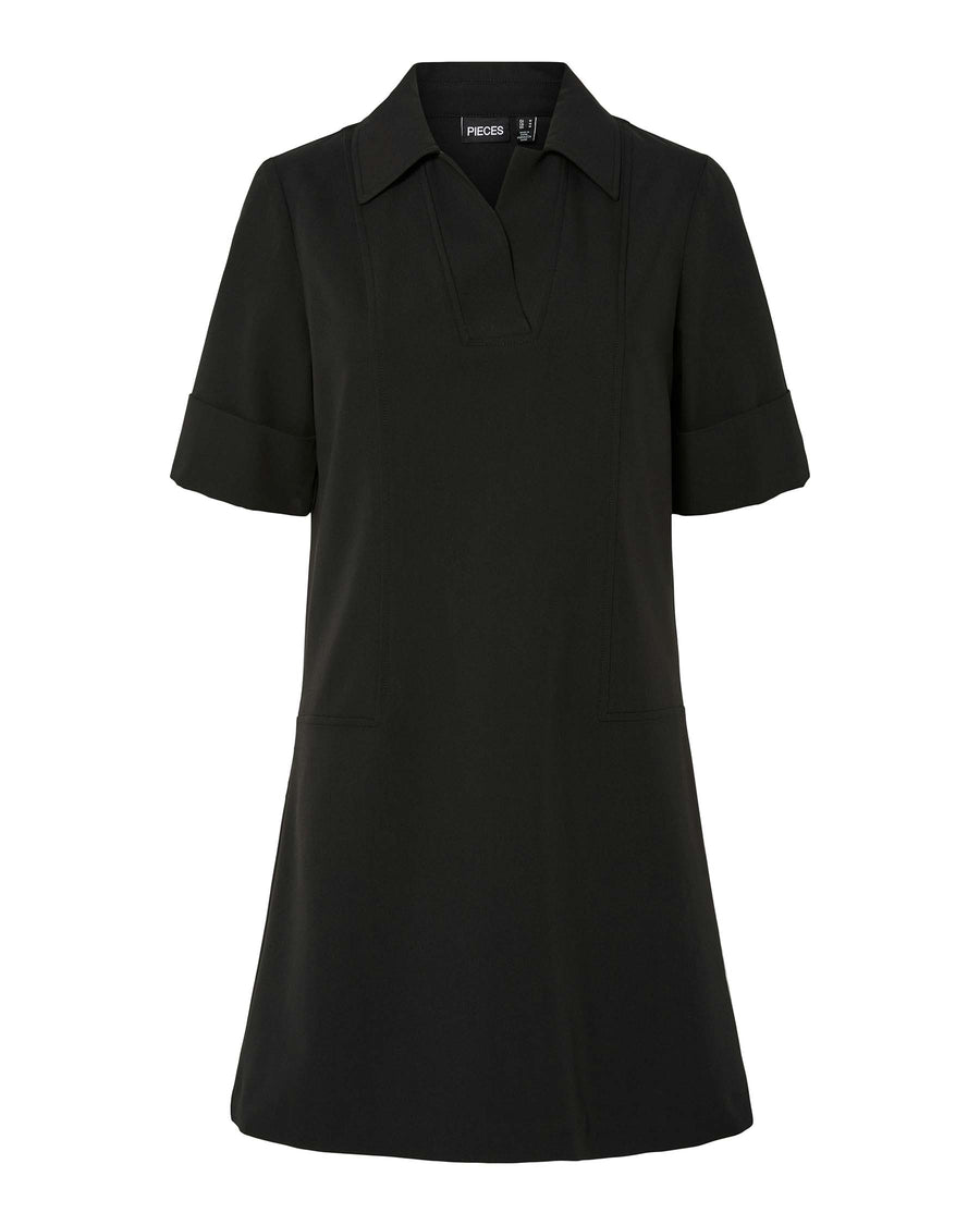 PCFRIDA SS V-NECK DRESS