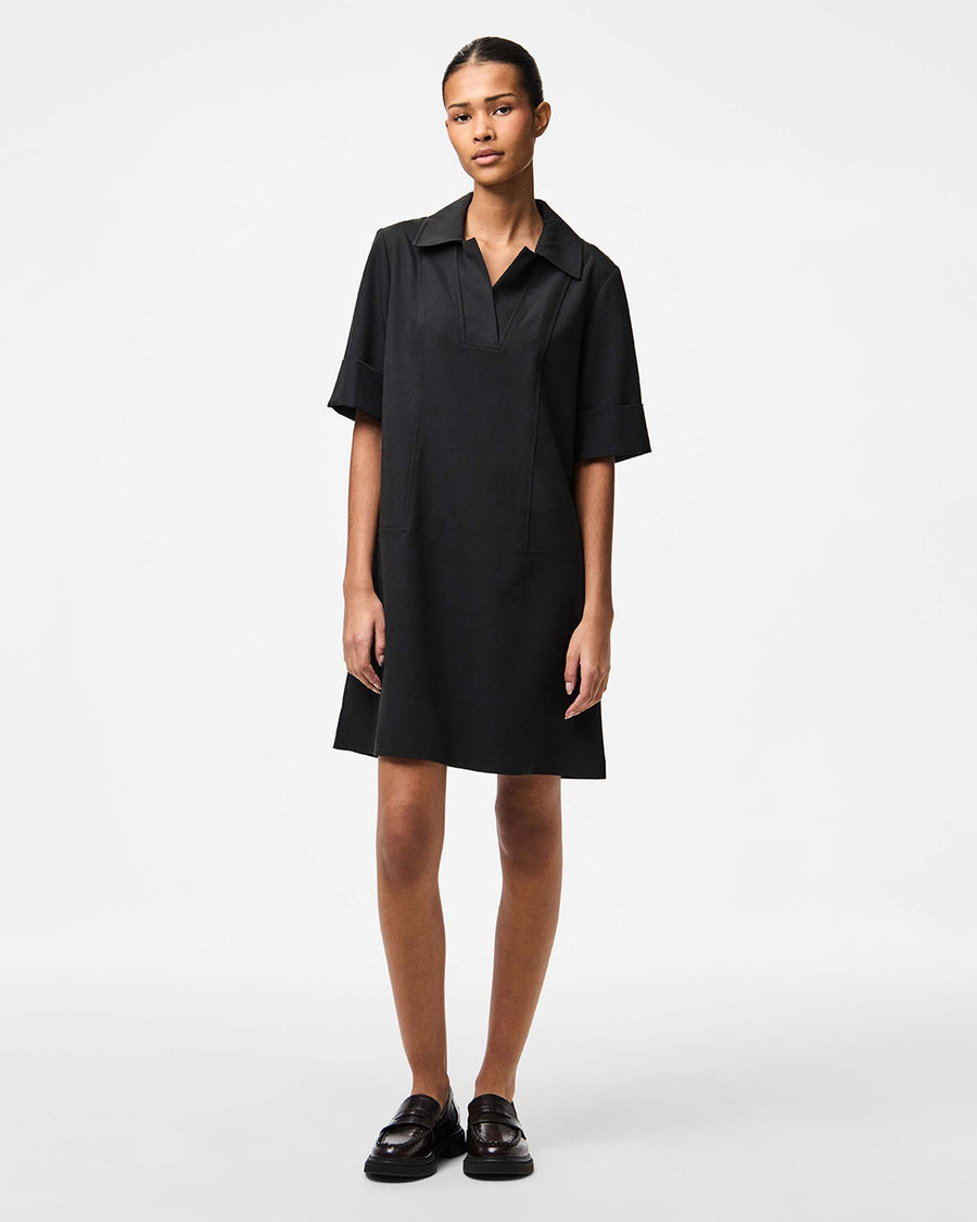 PCFRIDA SS V-NECK DRESS