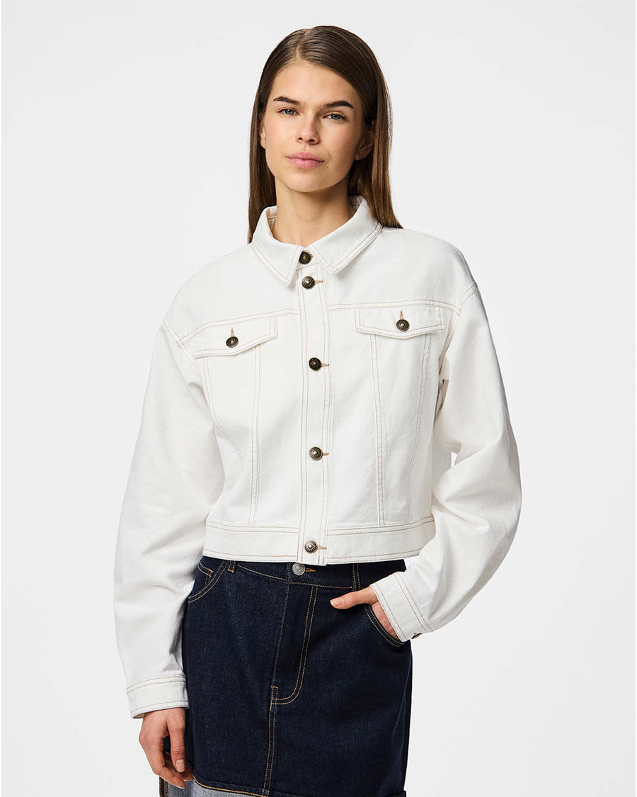 Pcfine ls denim jacket