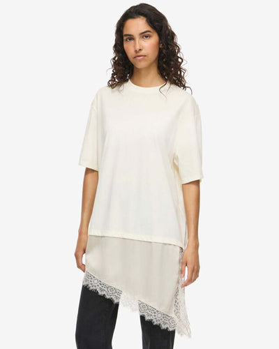 NMFILLA OVERSIZE SATIN LACE TEEThumbnail