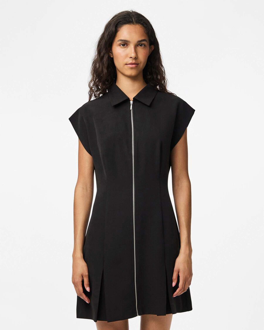 PCMORGAN SL SHORT ZIP DRESS