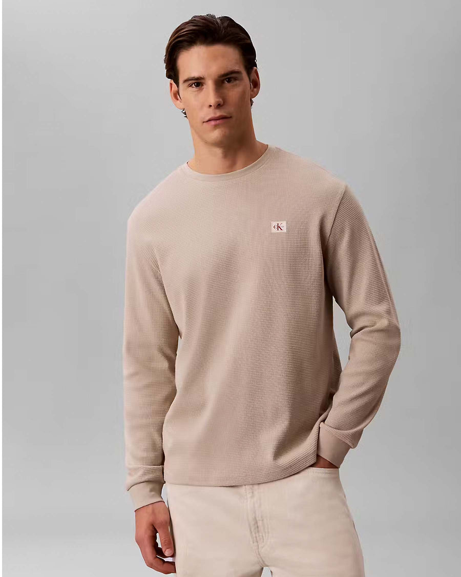 LS WAFFLE BADGE TEE