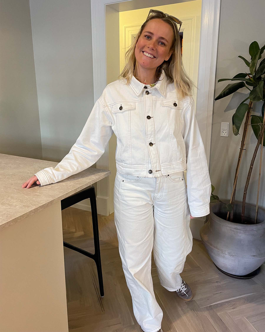 Pcfine mw barrel jeans