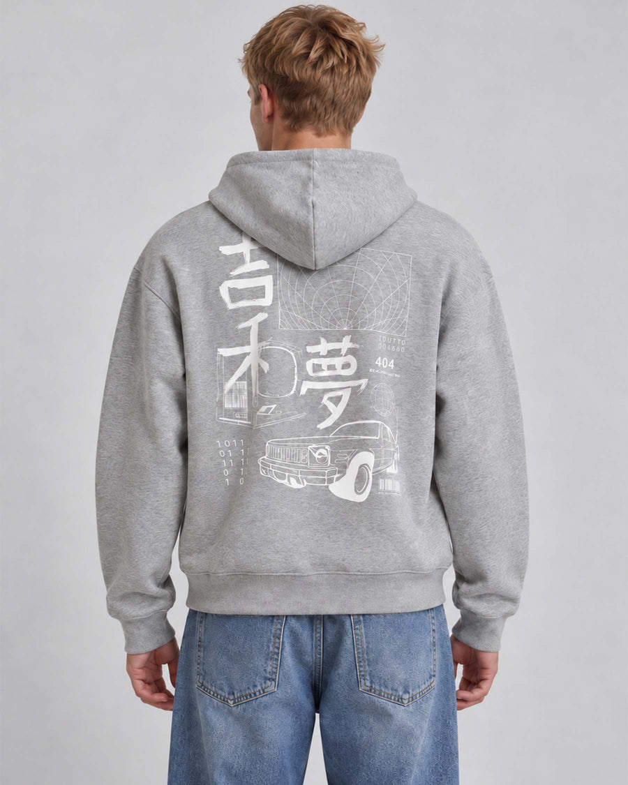 Boxy Printed Hood