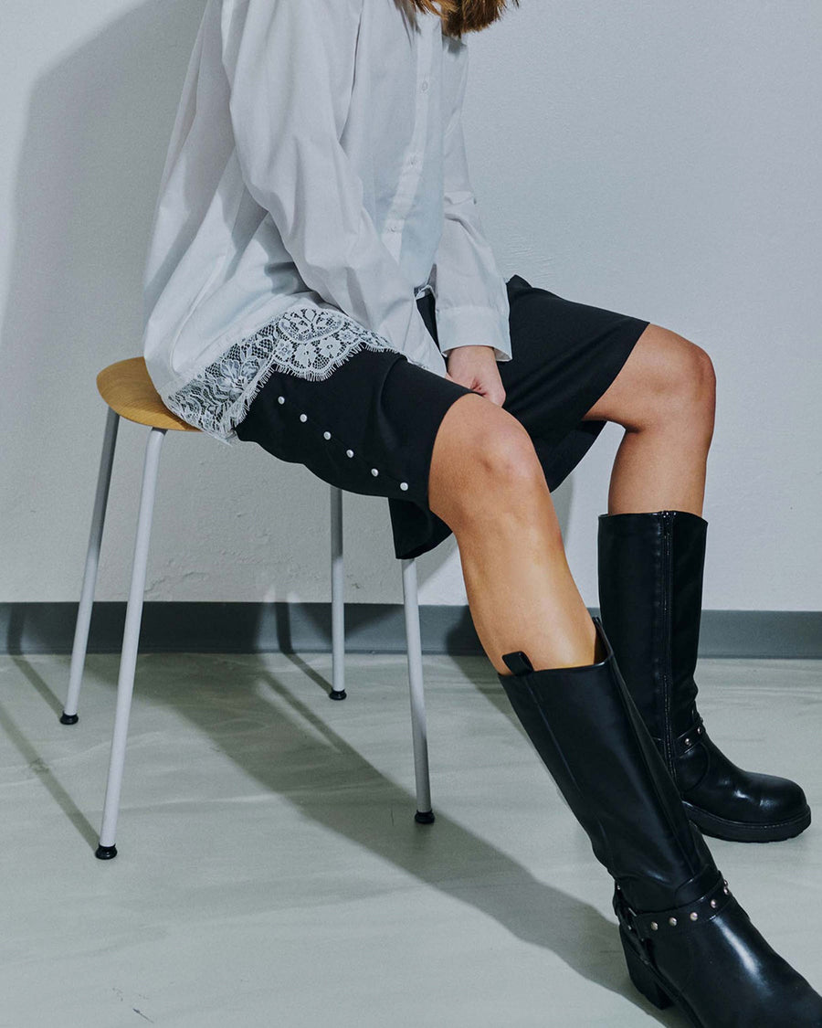 Milla studs bermuda shorts