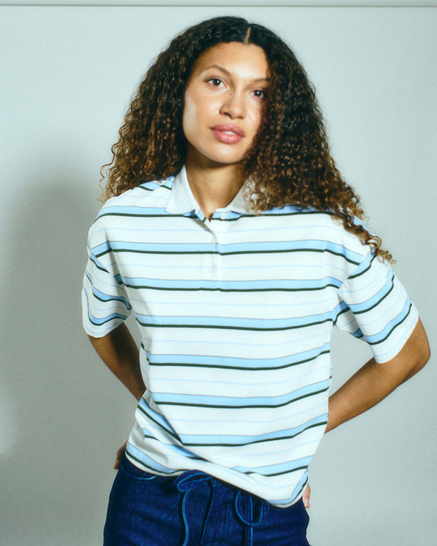 Mille stripe ss polo