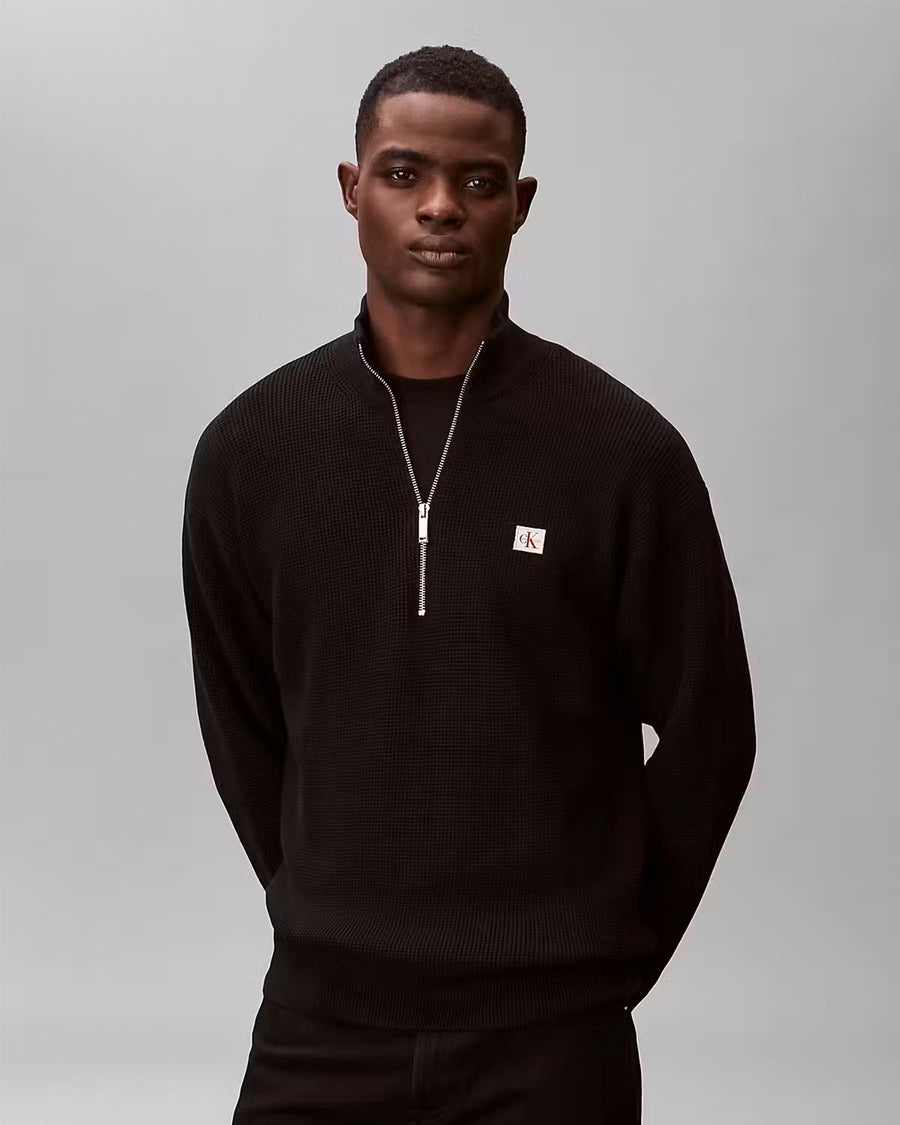 LS EZ COTTON WAFFLE QUARTER ZI