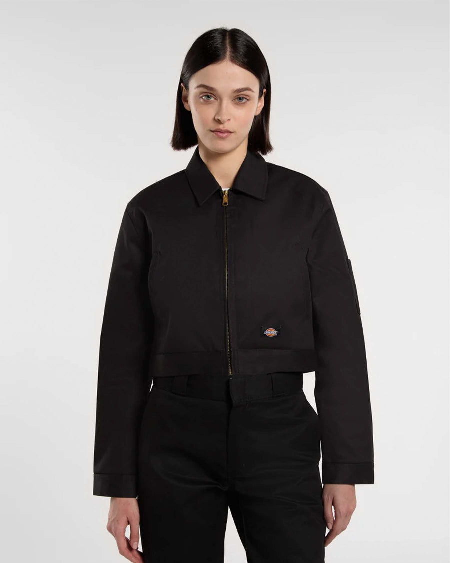 LINED EISENHOWER CROP W