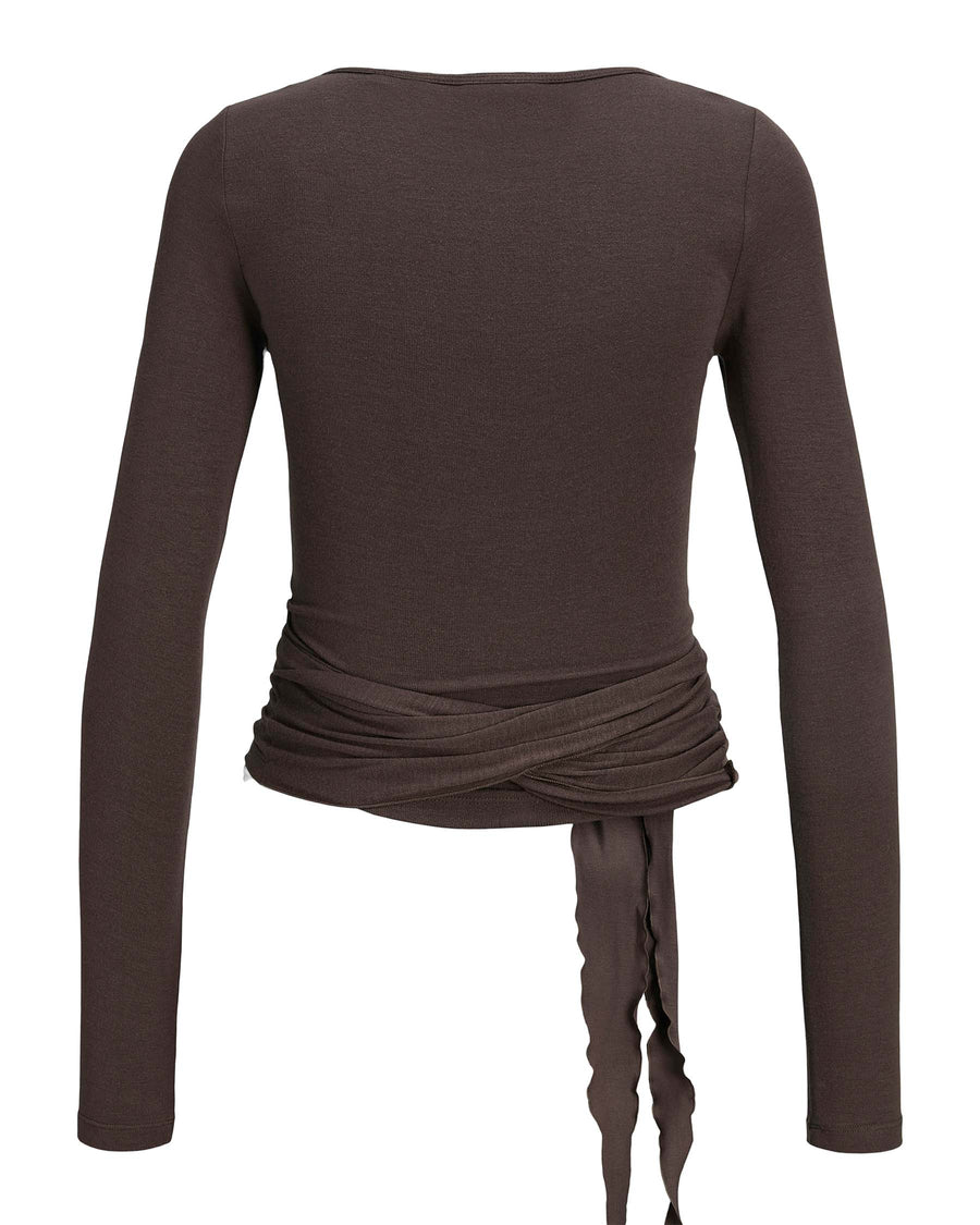 JXLUNA WRAP LS CARDIGAN