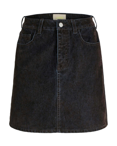 JXMIA FLOCK SHORT DENIM SKIRTThumbnail