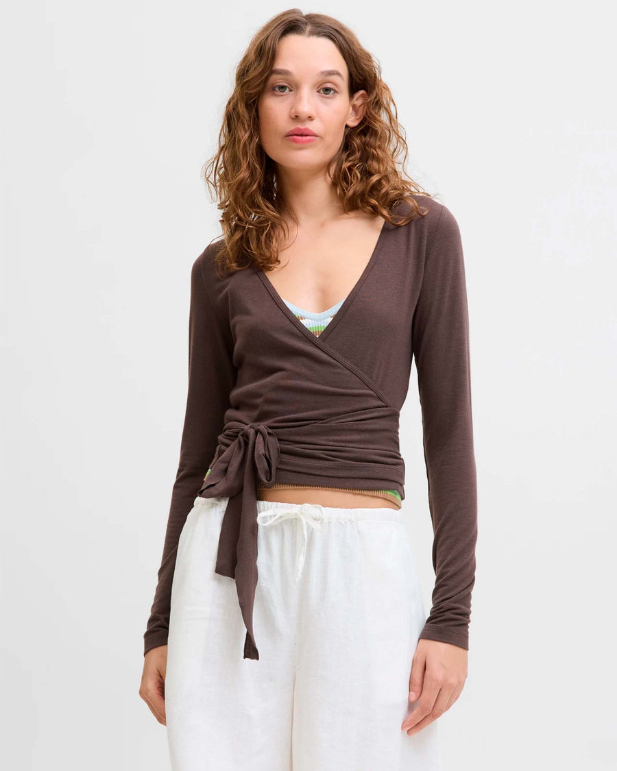 JXLUNA WRAP LS CARDIGAN