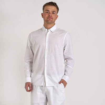 Mario linen Shirt LSThumbnail