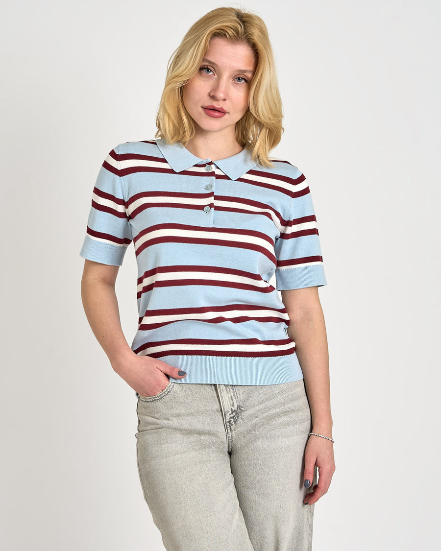 JXLILLIANA SS POLO NECK KNIT