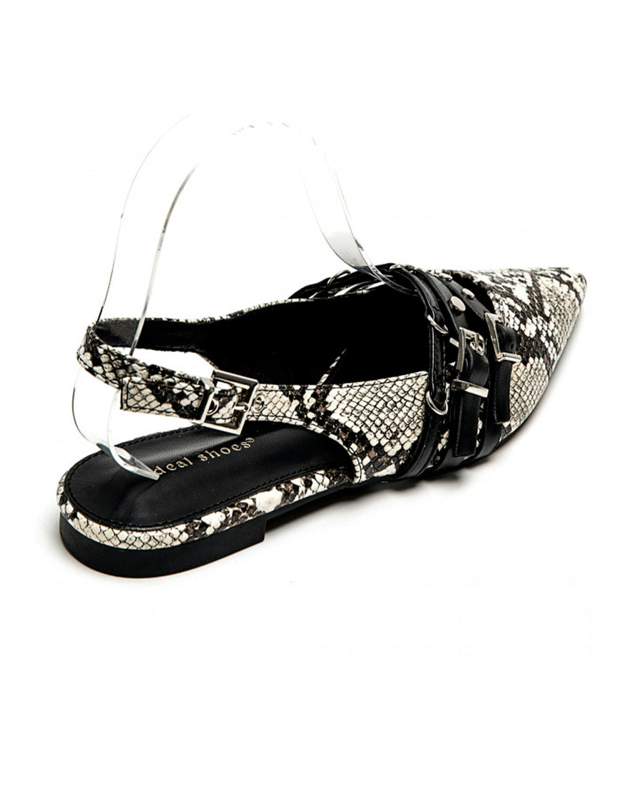 Sally snake slingback