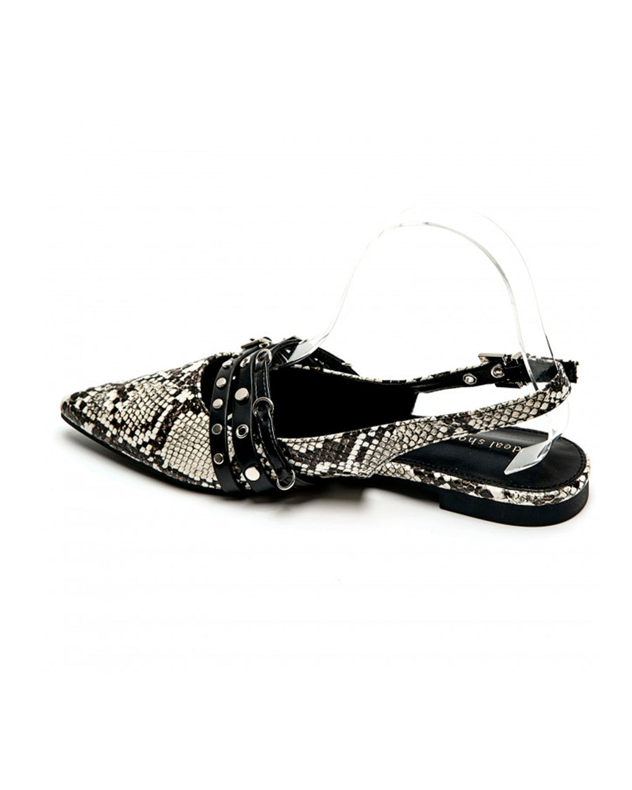 Sally snake slingback