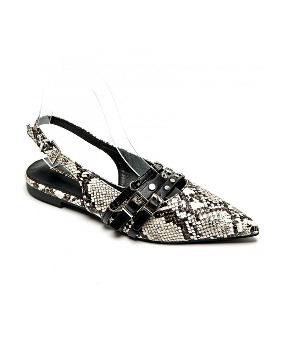 Sally snake slingback